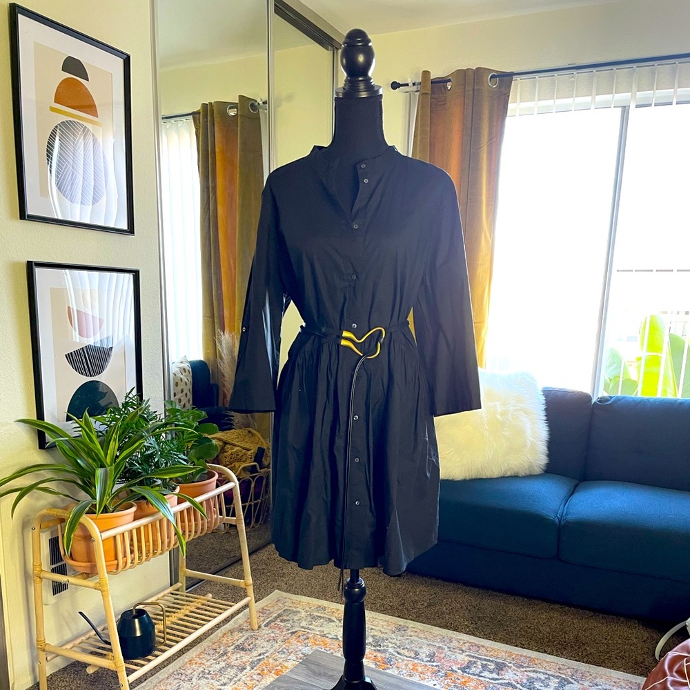 New ASOS Black Shirtdress